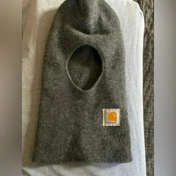 Carhartt Full Face Ski Mask‎ A161 Cold Weather Winter Black Thinsulate Kn… - Picture 1 of 2